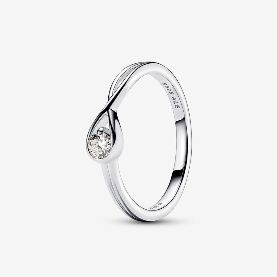 Pandora Infinite Lab-grown Diamond Ring 0.15 carat tw Sterling Silver