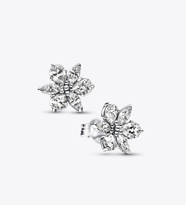 Sparkling Herbarium Cluster Stud Earrings