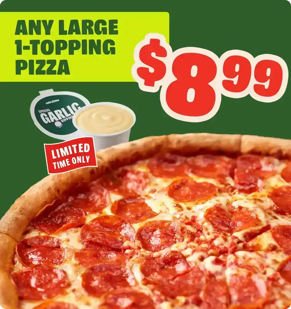 Any Large 1-Topping Pizza