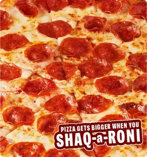 Pizza Gets Bigger When You Shaq-a-Roni