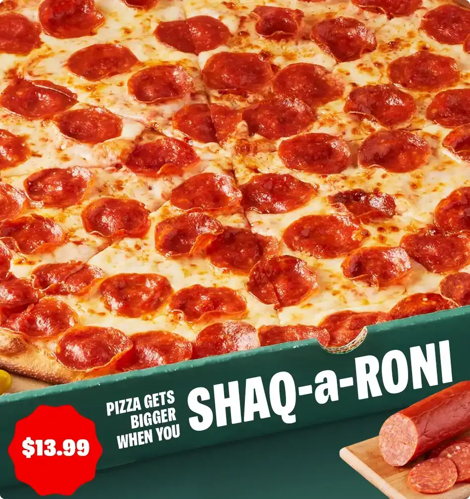 Pizza Gets Bigger When You Shaq-a-Roni