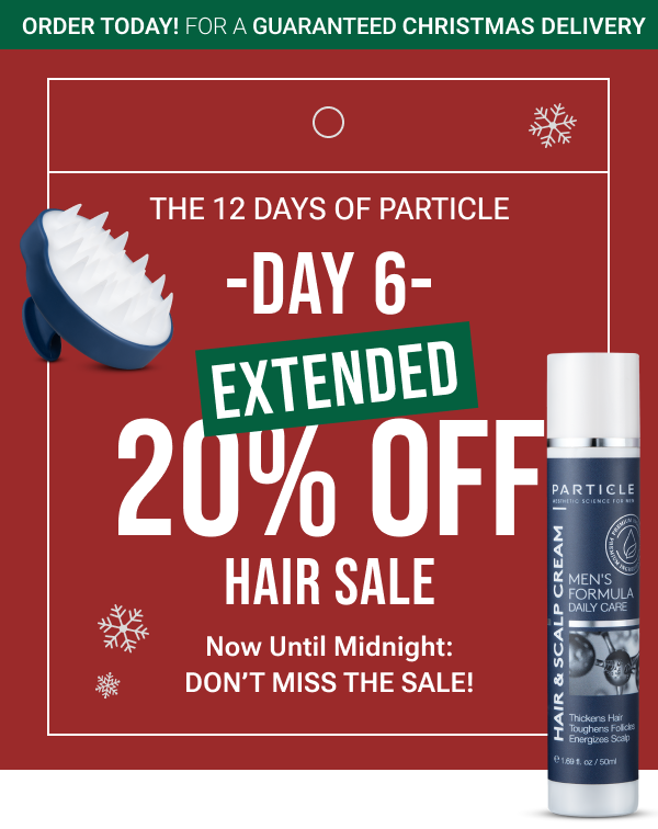 Day 5 - Take 20% off on all Hair products