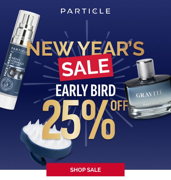 New Year Sale - early birds get 25% off