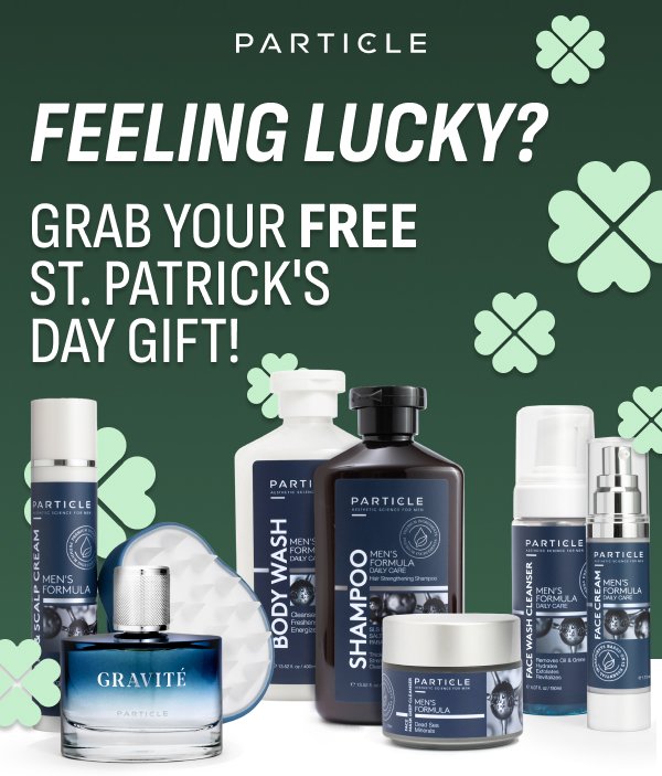 Feeling lucky? Grab your free St. Patrick's Day gift