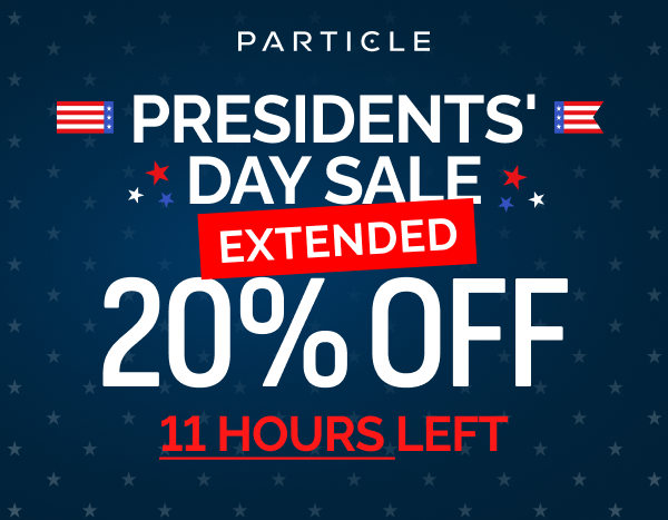 Presidents' Day sale extebded! 20% off everything until Midnight