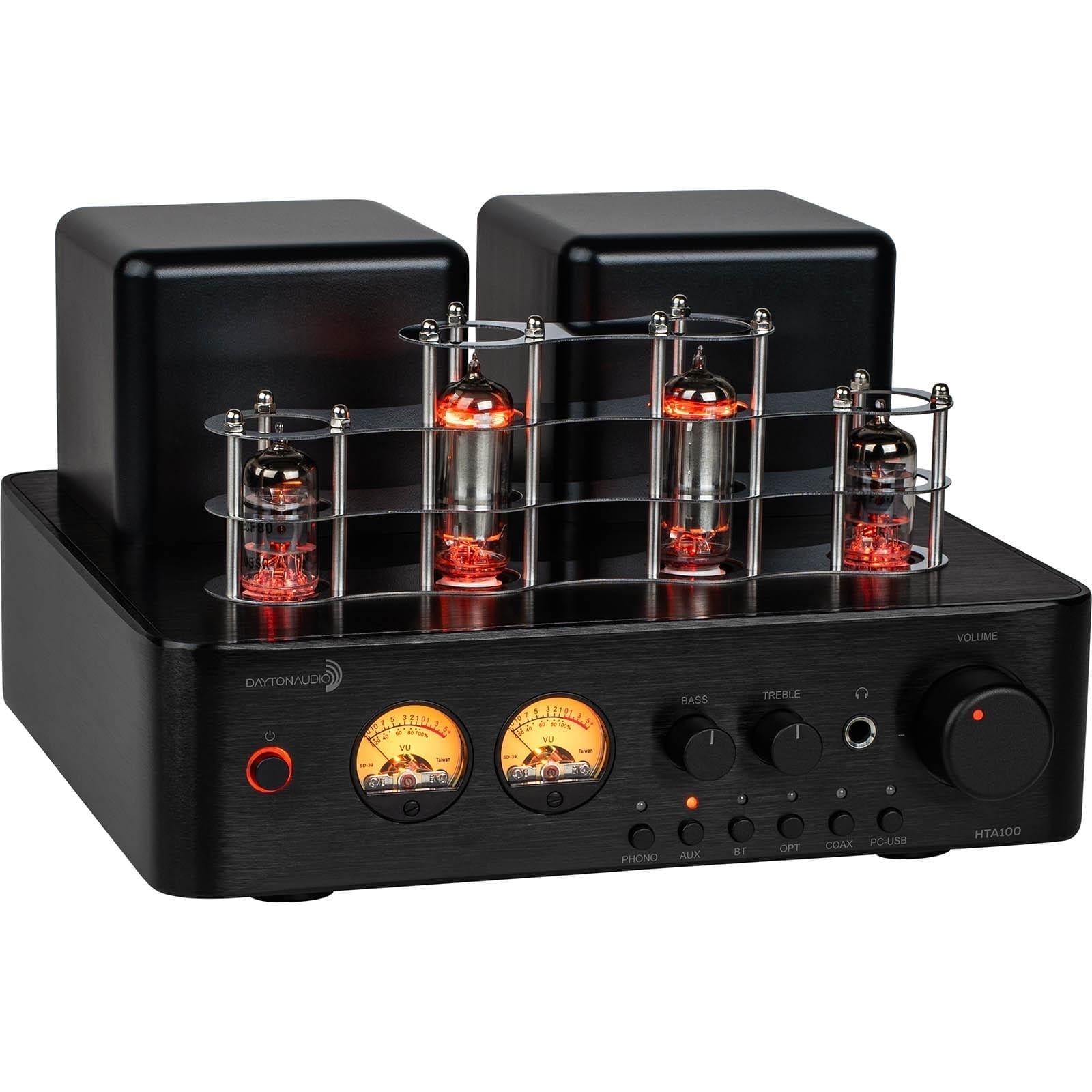 Image of Dayton Audio HTA100\xa0Integrated Stereo Hybrid Tube Amplifier 100 Watts