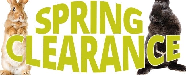 SPRING CLEARANCE