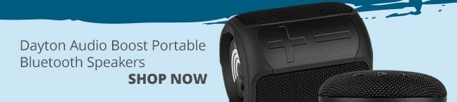 Dayton Audio Boost Portable Bluetooth Speakers