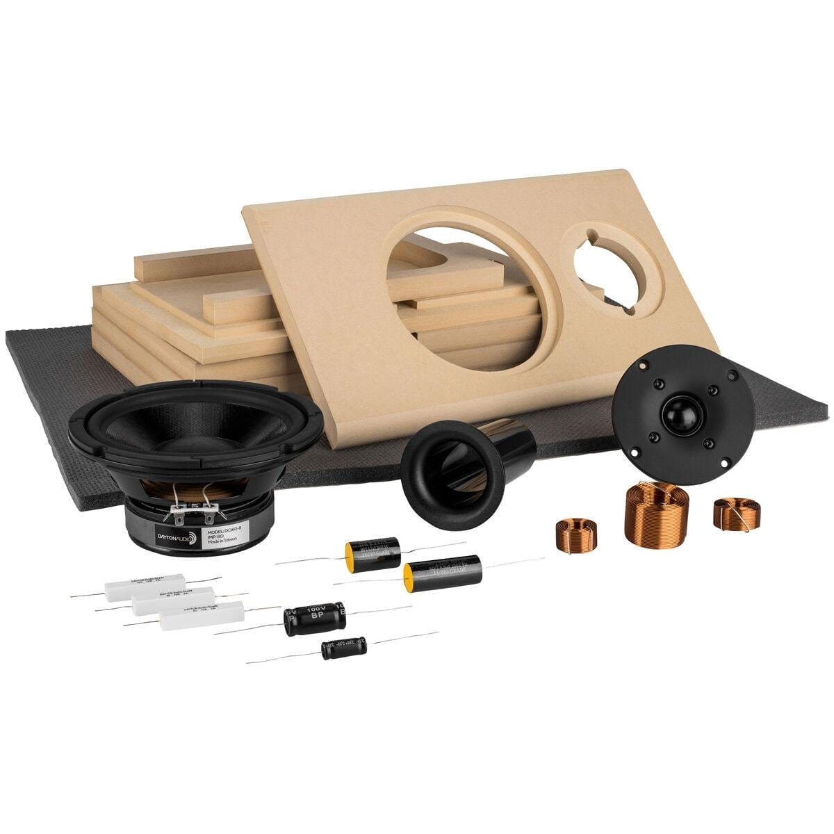 Classix II MT Bookshelf Speaker Kit with Knock-Down Cabinet