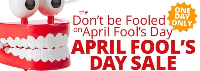 ONE DAY ONLY! The Don't be Foold on April Fool's Day April Fool's Day Sale