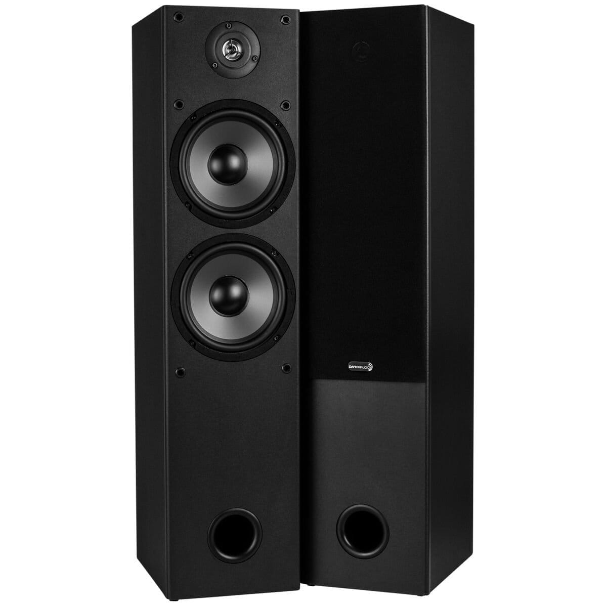 Image of Dayton Audio T652 Dual 6-1/2in 2-Way Tower Speaker Pair