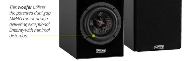 This woofer utilizes the patented dual gap MMAG motor design delivering exceptional linearity with minimal distortion.