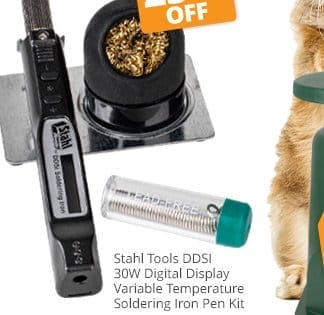 TAKE an EXTRA 25 PERCENT OFF—Stahl Tools DDSI 30W Digital Display Variable Temperature Soldering Iron Pen Kit