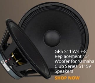 GRS S115V-LF-8 Replacement 15" Woofer for Yamaha Club Series S115V Speakers