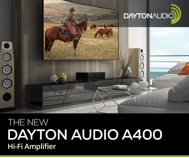 The NEW Dayton Audio A400 Hi-Fi Amplifier