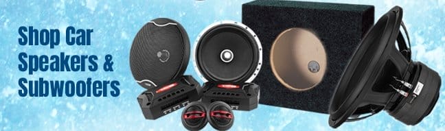 Shop Car Speakers and Subwoofers