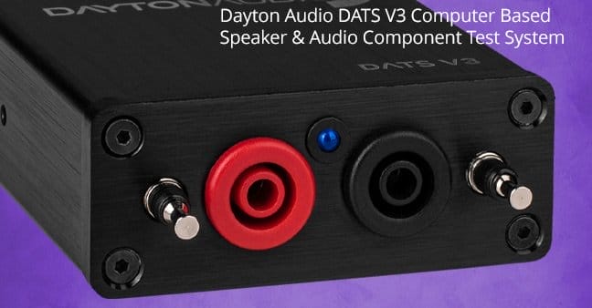 Dayton Audio DATS V3 Computer Based Speaker & Audio Component Test System