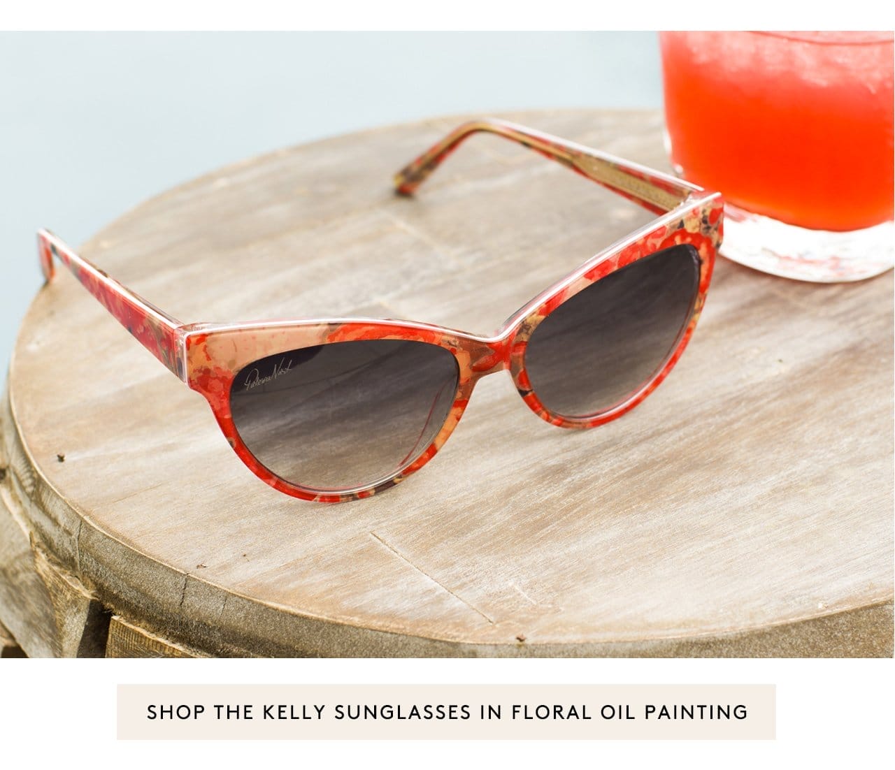Shop the Kelly Sunglasses in Floral Oil Painting