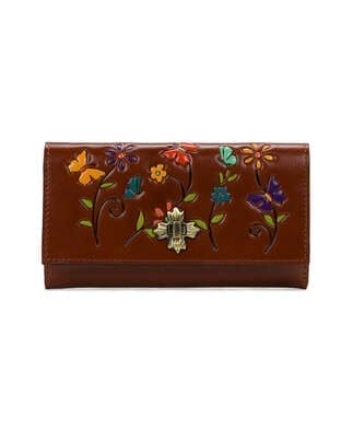 Terresa Wallet - Handpainted Tooled