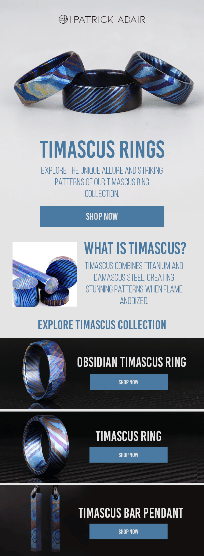 Shop Timascus Rings