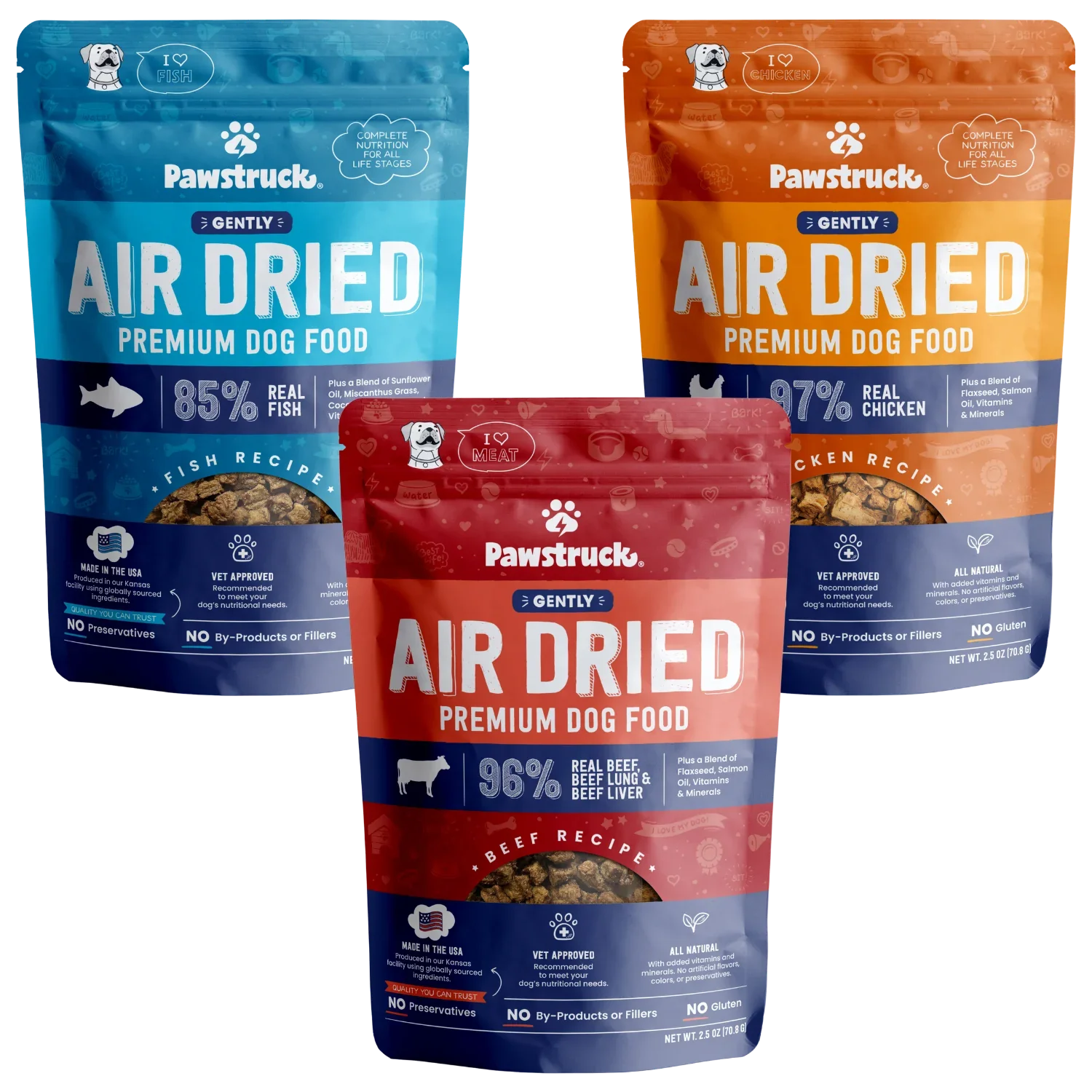 Image of Air Dried Dog Food - Trial Size Variety Pack