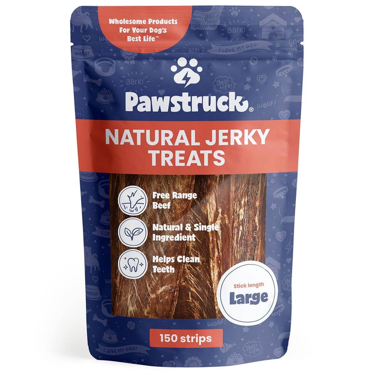 Image of Beef Jerky Joint Health Treats (Large, 9"-10" Strips)