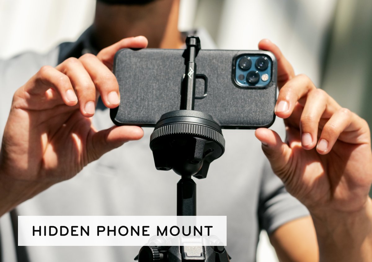 hidden phone mount