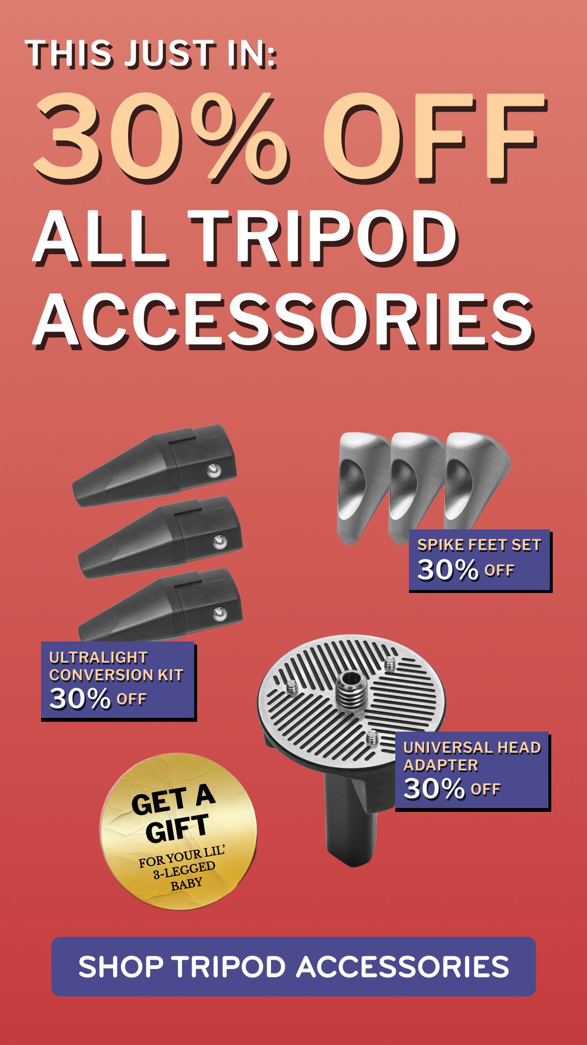 shop tripod accessories