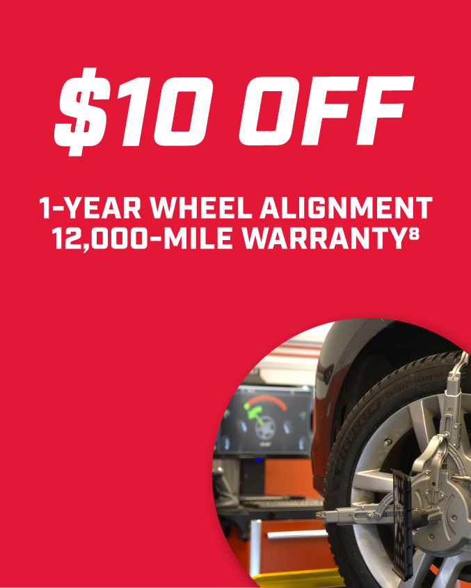 \\$10 Off Wheel Alignment with coupon8
