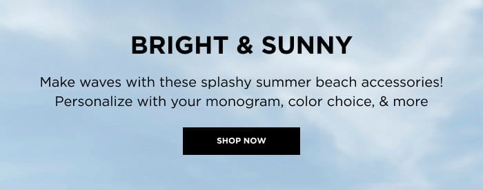 Bright & Sunny | Custom Beachware & Accessories 