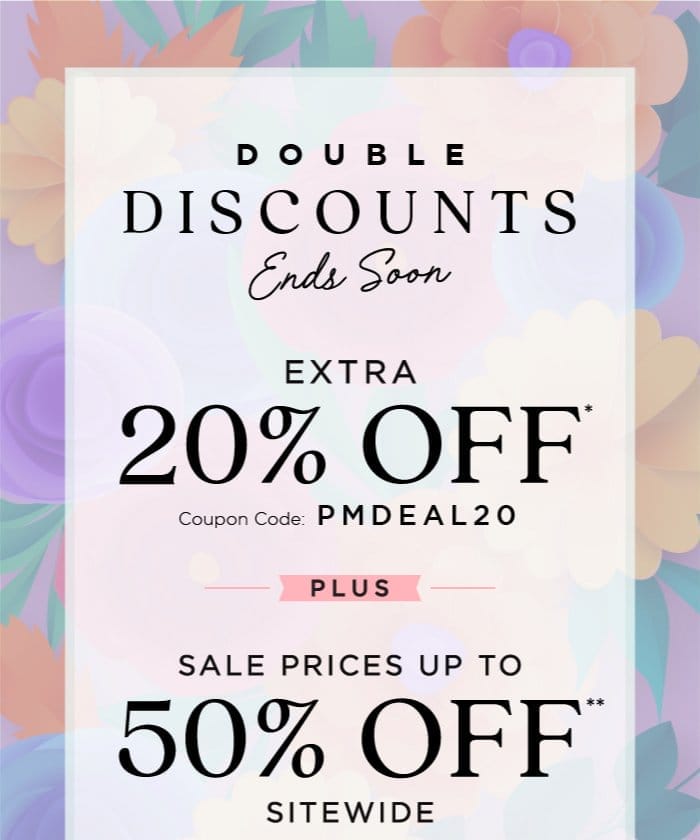 Double Discounts Ends Soon