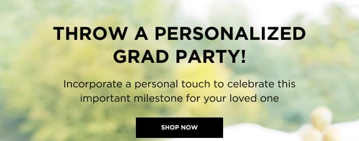 Throw A Personalized Grad Party!