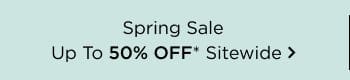 Spring Sale Up To 50% Off\xa0Sitewide