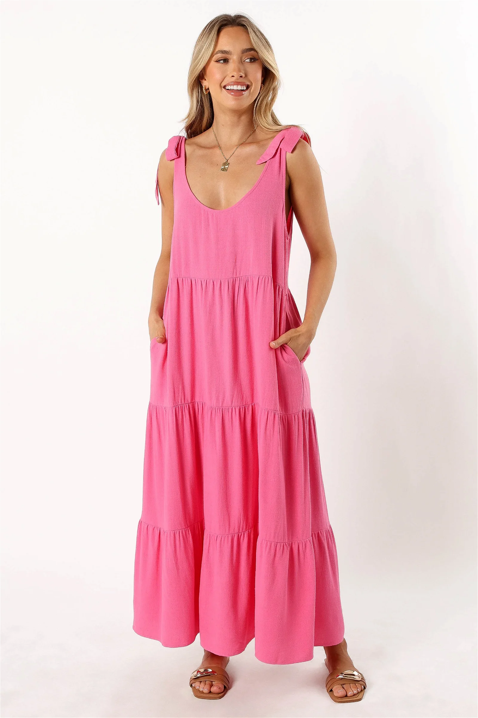 Image of Marcy Midi Dress - Pink