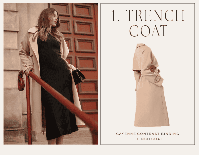 1. trench coat