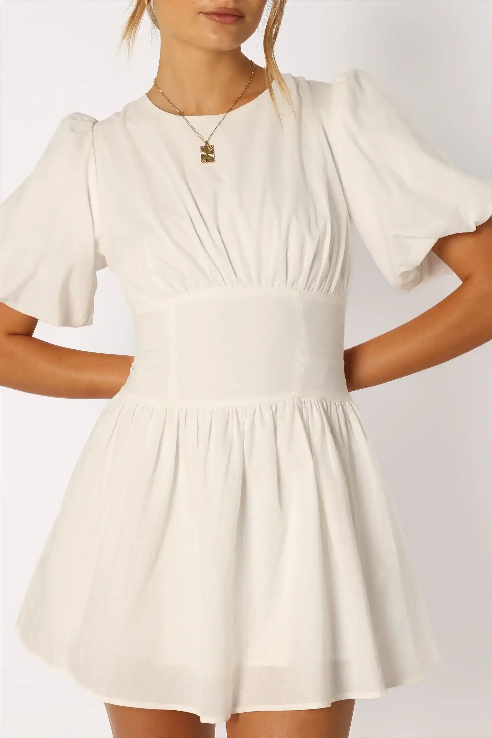 Image of Alfie Mini Dress - White