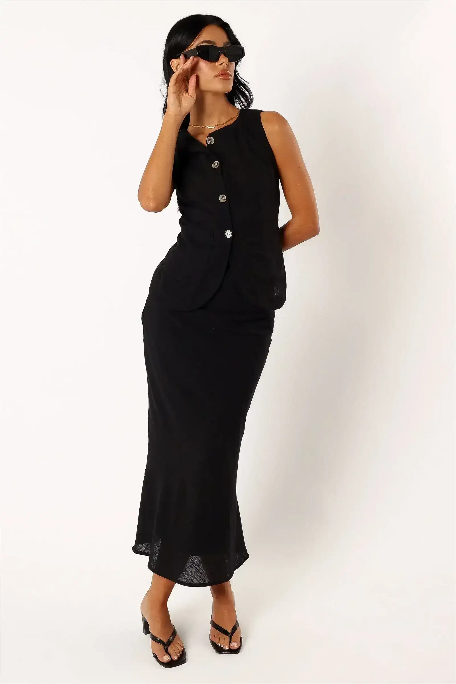 Image of Peter Two Piece Set - Black