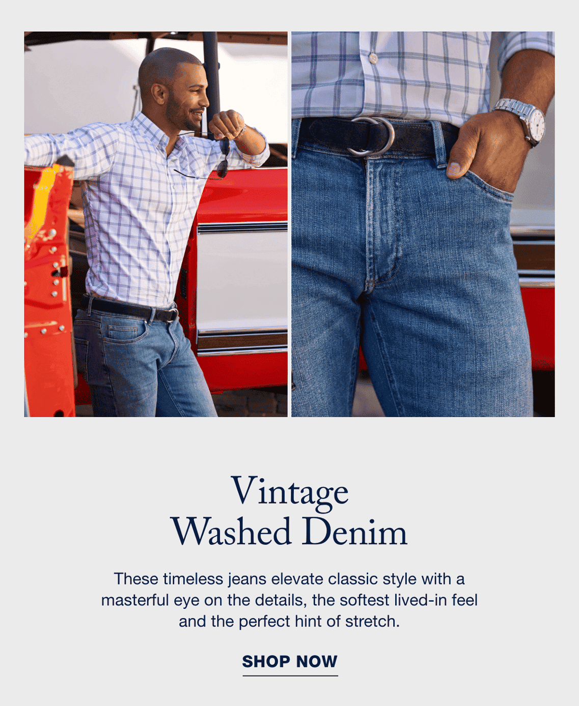 Vintage Washed Denim - Shop Now