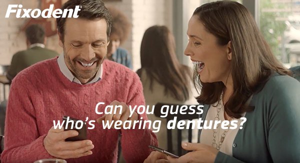 Can you guess who's wearing dentures?