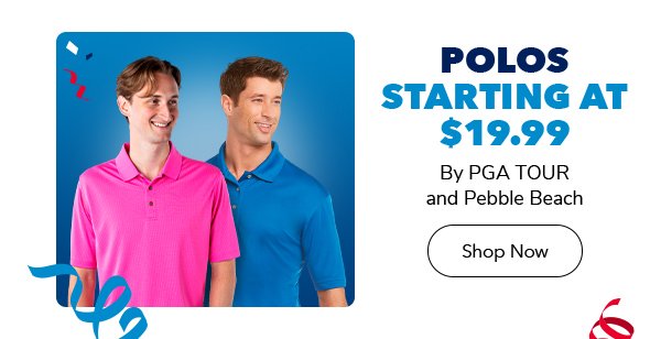 Polos Starting at \\$24.99