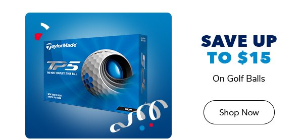 Save up to \\$15 on golf balls