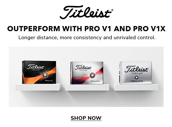 Shop Titleist Pro V1 and Pro V1x