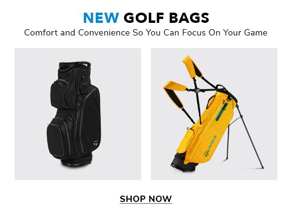 Shop all-new TaylorMade golf bags