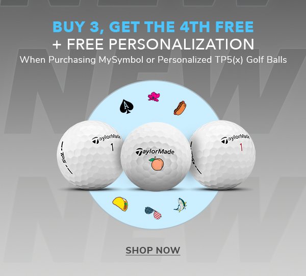 Save big with the TaylorMade TP5/TP5x Buy 3 Get One Free Promo