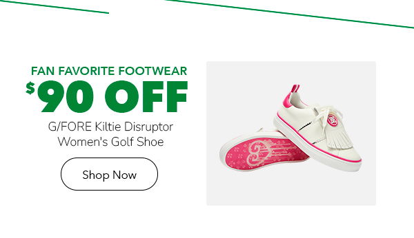 One Day Sale | \\$90 OFF G/FORE Kiltie Disruptor Women's Golf Shoe