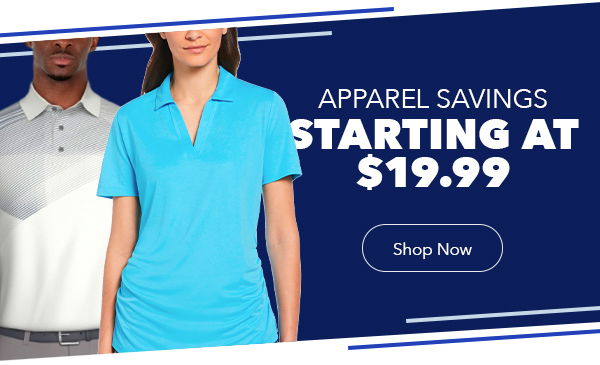 Apparel Savings | Starting at \\$19.99