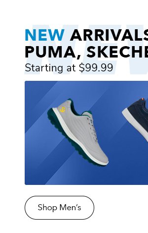 Shop Men's New Footwear Arrivals From Ecco, Puma, Skechers & More