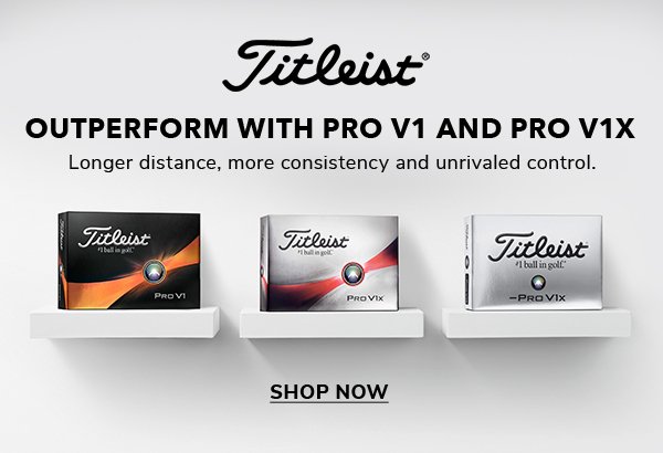 Shop Titleist Pro V1 and Pro V1x