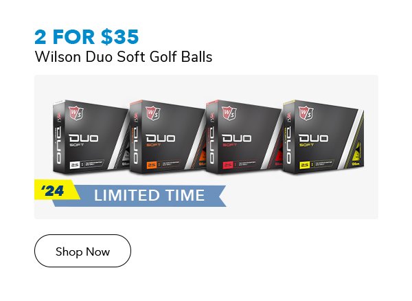 Wilson Due Soft Golf Balls 2 For \\$35 | Shop Now