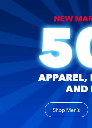 Save Up to 50% on Apparel Markdowns | Mens